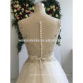 custom popular newest hot sell high quality Sleeveless hot saxy women's backless wedding dress